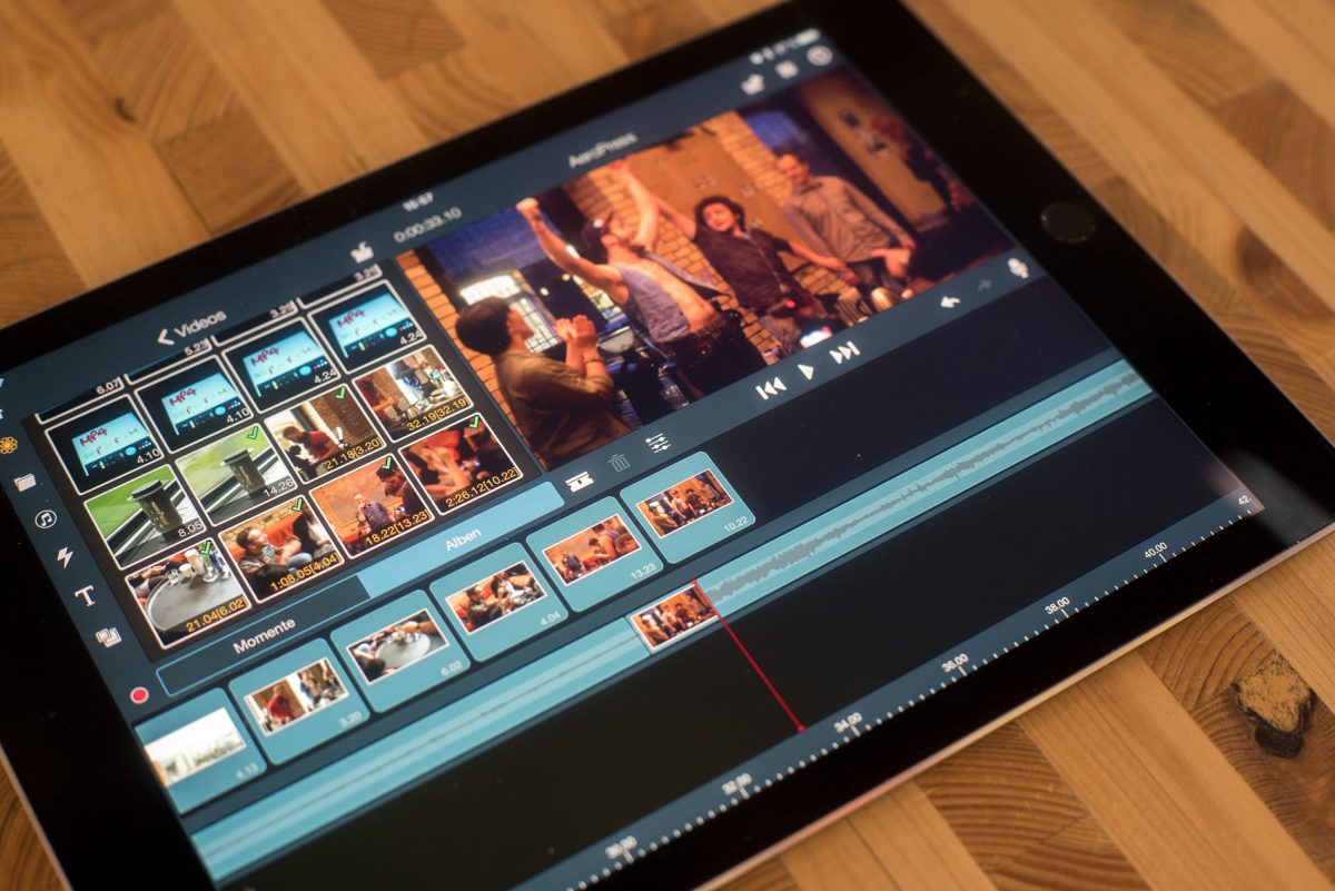 Video Editing auf dem iPad Pro 9.7"